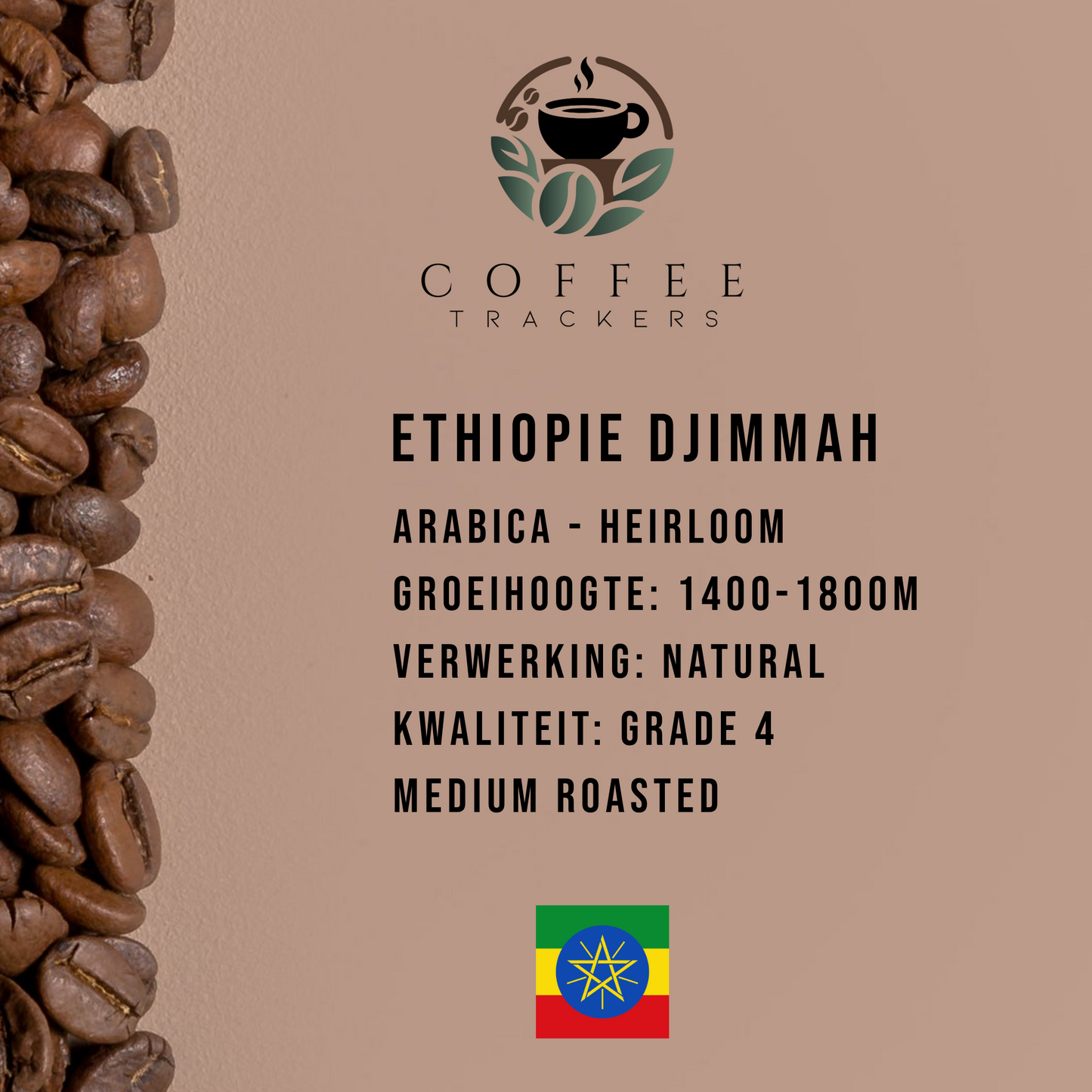 Ethiopië Djimmah koffie